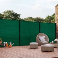 Brise Vue Occultant 1,5 X 10 M Vert 400 Gr/M² Ultra Résistant