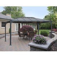 Palram - Gazébo Tonnelle 10.6m² Gris Anthracite - 705231