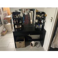 Coiffeuse Noir Avec Miroir