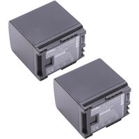 vhbw 2x Batteries compatible avec Canon Vixia XA20, XA10, HG20, HG21, HF S30 caméra vidéo caméscope (1600mAh, 7,2V, Li-ion) avec puce d'information