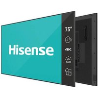 Hisense 75DM66D Écran d'affichage dynamique 75" LED Wifi 500 cd/m² 4K Ultra HD Noir Intégré dans le processeur Android 11 24/7