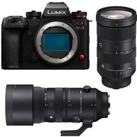 PANASONIC Lumix S1R II + Objectif Sigma 24-70mm f/2.8 DG DN II Art + Sigma 70-200mm f/2.8 DG DN OS SPORT Garanti 3 ans
