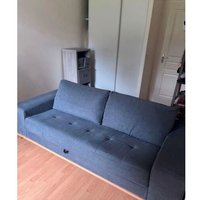 Canapé Convertible +Pouf
