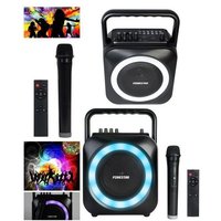 ENCEINTE SONO PORTABLE PRO PARTY KARAOKE BLUETOOTH 35W USB SD RADIO FM + MICRO MAIN SANS FIL + TELECOMMANDE