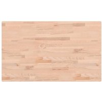Comptoir de salle de bain 100x60x2,5 cm bois massif de hêtre