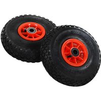 Roues de diable 2 pcs Caoutchouc 3.00-4 (245x82)