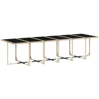 Vidaxl Ensemble À Manger De Jardin Et Coussins 17 Pcs Mélange Beige