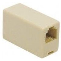 deXlan - Coupleur de téléphone - RJ-11 (F) pour RJ-11 (F)
