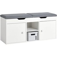 Banc À Chaussures Meuble Entrée Meuble Chaussures Commode À Chaussures Coussin Rembourré, Fsr96-W