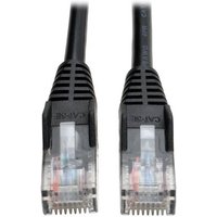 Tripp Lite Series Cat5e 350 MHz Snagless Molded UTP Ethernet Cable RJ45 M/M, PoE - Black, 3
