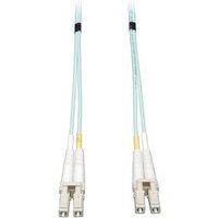 Tripp Lite Series 10Gb Duplex Multimode 50/125 OM3 LSZH Fiber Patch Cable LC/LC - Aqua, 1M 3