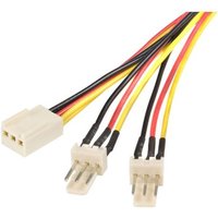 Startech Comp Tx3split12 - 12in Tx3 Fan Power Splitter Cable - 2-Fan (3 Pin, Tx(1/Ea)