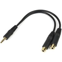 This 3.5mm Stereo Splitter Cable/Y-Cable Features One 3.5mm Male And Two 3.5mm F(1/Ea)