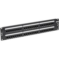 Patch Panel - Black - Rated For 1 Gbps Speeds For Managing Network Connections I(1/Ea)