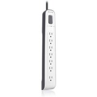 7-Outlet Surge Protector With 12 Ft Power Cord With Telephone Protection(1/Ea)