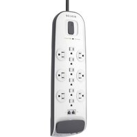 12-Outlet Surge Protector With 8 Ft Power Cord With Cable/Satellite And Telephon(1/Ea)