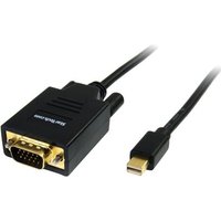 6ft Active Mini Displayport To Vga Cable; 1920x1200/1080p 60hz; Mdp 1.2 Hbr2; Dp(1/Ea)