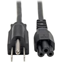 Eaton Tripp Lite Series 3-Slot Power Cord, Nema 5-15p To C5 - Laptop/Notebook, 7(1/Ea)