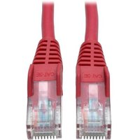 Tripp Lite Series Cat5e 350 MHz Snagless Molded UTP Ethernet Cable RJ45 M/M, PoE - Red, 25