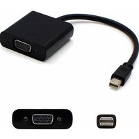 Addon 20.00cm (8.00in) Mini-Displayport Male To Vga Female Black Adapter Cable(1/Ea)