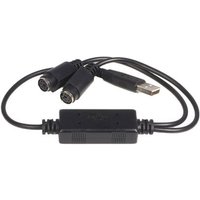 Convert A Ps/2 Keyboard And Mouse To A Single Usb Interface - Usb To Ps2 Adapter(1/Ea)
