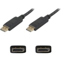 Addon 5 Pack Of 1ft Displayport Male To Male Black Cable(1/Ea)