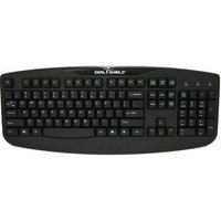 Seal Shiel Dmedical Grade Keyboard - Dishwasher Safe (Red Base) (Black Keys & Ca(1/Ea)