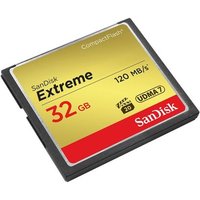 Sandisk, Extreme, Compactflash, 32gb, Cf 120 Mbps Read, 60 Mbps Write(1/Ea)