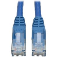 Tripp Lite Series Cat6 Gigabit Snagless Molded UTP Ethernet Cable RJ45 M/M, PoE, Blue, 5 ft.