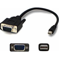 Addon 91.00cm (3.00ft) Mini-Displayport Male To Vga Male Black Adapter Cable(1/Ea)