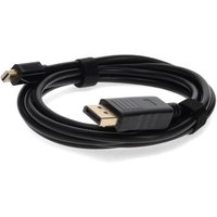 Addon 1.82m (6.00ft) Mini-Displayport Male To Displayport Male Black Adapter(1/Ea)
