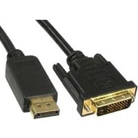 15ft Displayport Male - Dvi-D Dual Link 24+1 Male Cable Will Allow You To Connec(1/Ea)