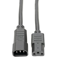 Tripp Lite Series Heavy-Duty PDU Power Cord, C13 to C14 - 15A, 250V, 14 AWG, 3 ft. 0.91 m, Black