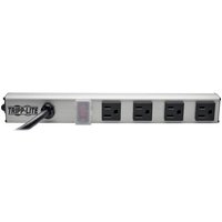 Eaton Tripp Lite Series 4-Outlet Power Strip, 6 Ft. (1.83 M) Cord, 5-15p, 12 In.(1/Ea)