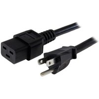 3ft (1m) Universal Power Cord W/ Nema 5-15p And Iec 60320 C19 Connectors; 125v 1(1/Ea)