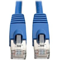 Tripp Lite Series Cat6a 10G Snagless Shielded STP Ethernet Cable RJ45 M/M, PoE, Blue, 7 ft.
