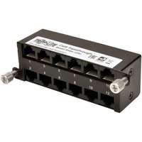 Eaton Tripp Lite Series Cat6a Pass-Through Cassette - (X12) Rj45(1/Ea)
