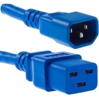 Power Cord C14 To C19 15amp, Blue, 5ft(1/Ea)