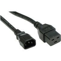 Power Cord C14 To C19 15amp, Black, 7ft(1/Ea)
