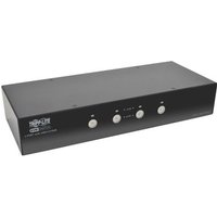 EATON Tripp Lite Series 4-Port DisplayPort KVM Switch with Audio, Cables and USB 3.0 SuperSpeed Hub