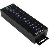 Add Ten Usb 3.0 (5gbps) Ports With This Din Rail Or Surface-Mountable Metal Hub(1/Ea)