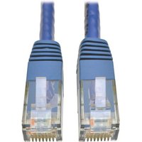Tripp Lite Series Cat6 Gigabit Molded UTP Ethernet Cable RJ45 M/M, PoE, Blue, 100 ft. 30.5 m