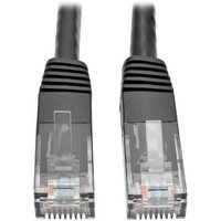 Tripp Lite Series Cat6 Gigabit Molded UTP Ethernet Cable RJ45 M/M, PoE, Black, 6 ft. 1.83 m