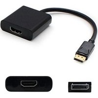 Addon Hp Qk108av Compatible Displayport Male To Hdmi Female Black Adapter(1/Ea)