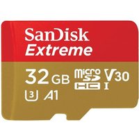 Sandisk Extreme Microsdhc Memory Card, 32gb, Class 10, 90/60mb/S, With Adapter(1/Ea)