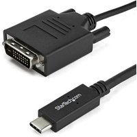 3.3 Ft. / 1 M Usb C To Dvi Cable And Adapter In One - 1920 X 1200 Dvi Cable - Bl(1/Ea)