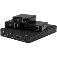 Distribute Your Hdmi Source To Three Remote Displays Over Standard Cat5 Cat6 Or(1/Ea)