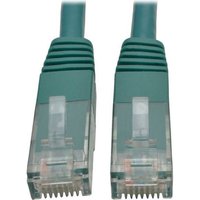 Tripp Lite Series Cat6 Gigabit Molded UTP Ethernet Cable RJ45 M/M, PoE, Green, 7 ft. 2.13 m