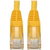 Tripp Lite Series Cat6 Gigabit Snagless Molded UTP Ethernet Cable RJ45 M/M, PoE, Yellow,