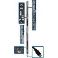 10kW 200-240V 3PH Switched PDU - LX Interface, Gigabit, 30 Outlets, L21-30P Input, LCD, 1.8 m